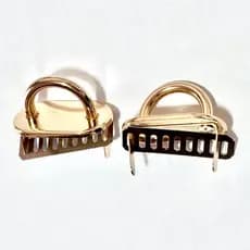 Porta Alça de Metal Para Bolsas 35x22MM - 1 Par - Cor