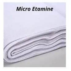 Micro Etamine Branco Para Bordado Ponto Cruz Tecido Delicado - Estilotex