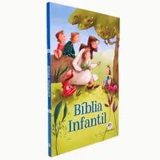 Bíblia Infantil Cristão com Capa Acolchoada, Ilustrado. Evangelização Crianças Novo Velho Testamento