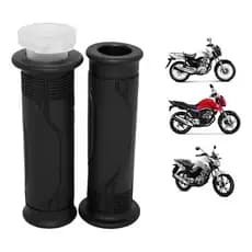 Par Manoplas Vazada Com Roldana para Motos Titan Fan Cargo 125 150 160