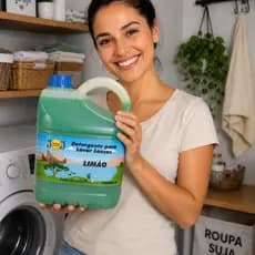 Detergente Lava Louças Concentrado 5L Alto Rendimento Econômico Limpeza Profunta Cozinha Limão Coco e Detergente Neutro