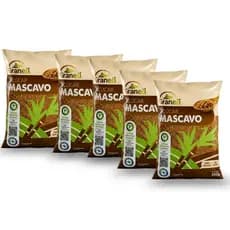 Kit 5kg Açucar Mascavo 100% Natural Açucar Orgánico