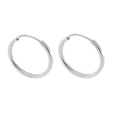 Kit Trio de Brincos Argola Aço Cirúrgico (3 pares) Feminino Masculino 13mm 15mm 18mm