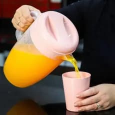Jarra 4L com Tampa Plástica Uninjet para Suco Água Bebidas Cozinha Festa Geladeira