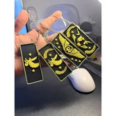 Chaveiro Patente CS2 / CS:GO - Ranks Global, Supremo e Águia