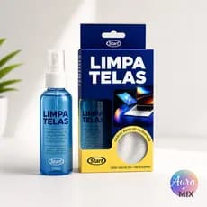 Limpa Telas Start 120ml + 1 Pano Microfibra| Limpeza sem agredir ou riscar a tela