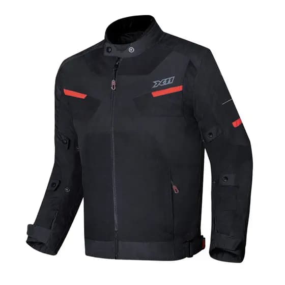 Jaqueta Motociclista X11 Breeze 2 Masculina Preto Vermelho