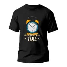 Camiseta Premium Algodão Estampada Especial Dont Waste Your Time REF1110