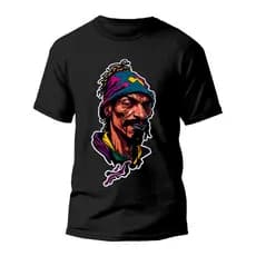 Camiseta Premium Algodão Estampada Especial Snoop Dog REF1202