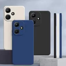 Capinha infinix Hot 30i NFC , Cor Sólida HOT30i Protetora De silicone anti-Queda De Lisa Simples YT