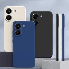Capa Poco X8 Pro/X7/X6/X5 De silicone Simples De Cor Lisa YT