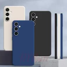 Capa Samsung S25 FE/S24FE/S23 De silicone Simples De Cor Lisa YT