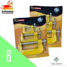 Kit com 6 Grampos Sargento de Alta Resistência - Pronta Entrega