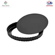 Forma para Torta Crespa com Fundo Removível 24 cm – Aço Carbono Antiaderente