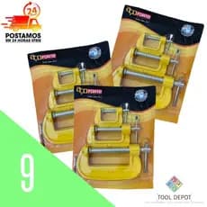 Kit com 9 grampos sargento de ferro Resistente a pronta entrega