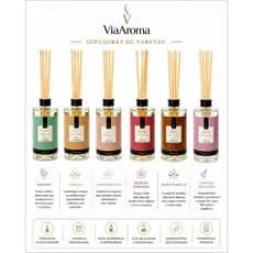Difusor de Varetas Via Aroma Refil 250ml  Aromatizador de Ambientes