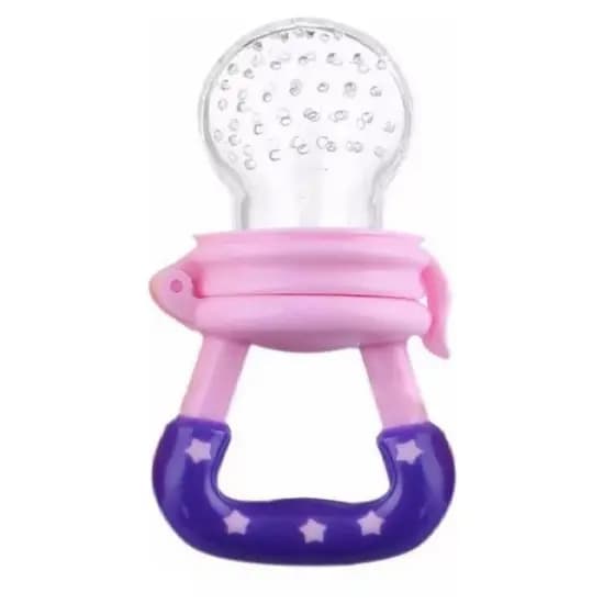 CHUPETA MORDEDOR ALIMENTADORA PARA INTRODUÇÃO ALIMENTAR DE SILICONE PARA PAPINHA E FRUTAS drikakids