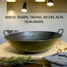 Disco Arado Chapa Tacho Bifeira Frigideira Porções Em Geral 40cm