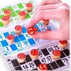 Jogo De Bingo 90 Pedras Em Madeira Numeradas + 48 Cartelas Excelente Qualidade