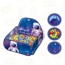 Barraca Infantil Dobrável Barraca Piscina com Bolinhas Coloridas Tema Galáctico