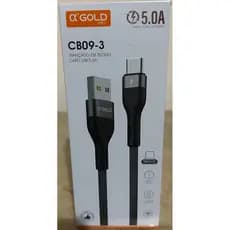 Cabo Usb Tipo C Turbo Power 5A Android Carregamento Rapido Celulares