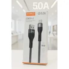 Kit 3 Cabos iPhone 5A Turbo Reforçado Carregamento Rápido Cores Preto Verde e Cinza