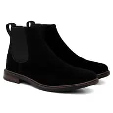 Bota Botina Chelsea Masculina Fazendeiro Em Couro Confortável
