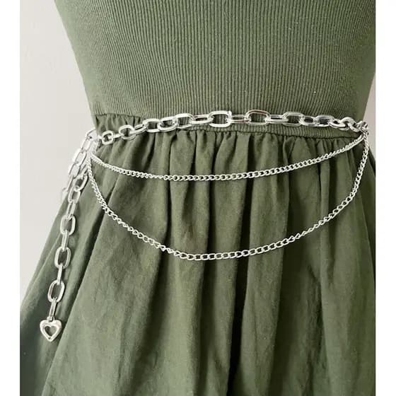 Cinto Corrente De Cintura Feminino Luxo,Mais espesso e ousado para maior durabilidade plus size