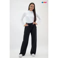 Calça Pantalona Juvenil Infantil Menina em Moletinho Feminina
