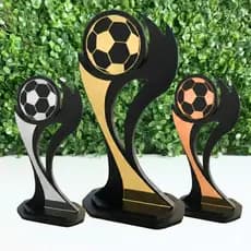 Kit 3 Troféus Para Campeonato Esportes