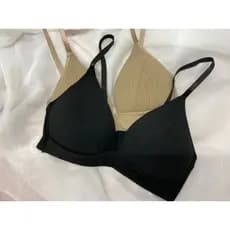 Top Sutiã Sem Aro Bojo Canelado Soft Conforto Molinho Macio Sustentação Fitness