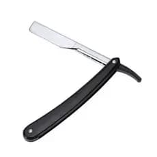 Navalha Navalhete Profissional Barbeiro Aço Inox Cabo de Plastico