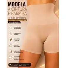 Bermuda Modeladora Anágua Cinta Short Feminino Modelador Alta Compressão Reduz Medidas pos parto