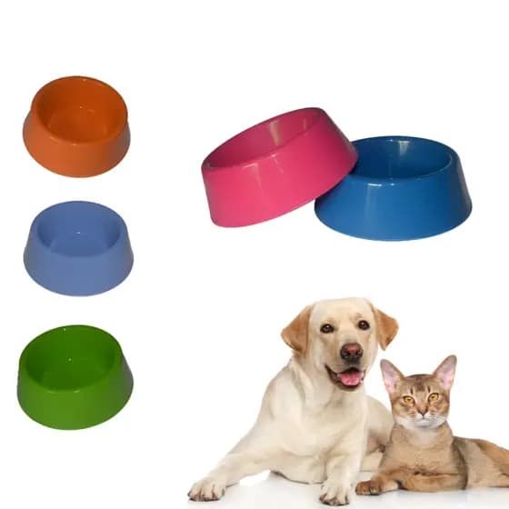 Comedouro Grande Para PET Cachorro Gato Ração ou Água Capacidade 900ml Cores Sortidas UNITÁRIO