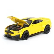 Camaro Carrinho Ferro Miniatura Abre Capô 13cm Metal