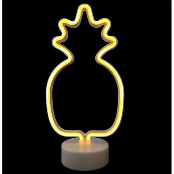 Luminaria Led Neon Abacaxi  Abajur  Decoração Quarto Festa