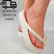 Tamanco Flatform Feminino Brilho Metalizado Confortável