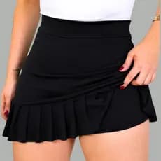 Short saia Feminina Curto Festa Balada Cintura Alta  Zero Transparência Verão