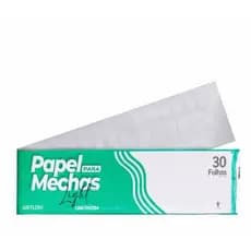 Papel Para Mechas Light Branco 11X47cm 30 Folhas