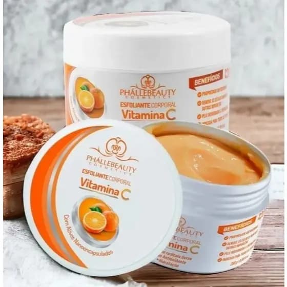 ESFOLIANTE CORPORAL DE VITAMINA C PHÁLLEBEAUTY