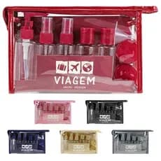 10 peças Porta Shampoo Frascos Pote Creme Para Viagem