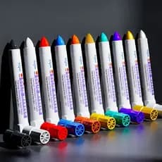 Canetas Marcadoras De Tinta Sólida Sipa , 1 Unidade-Giz De Cera Industrial Para Superfícies De Aço , Água E Óleo , Seco