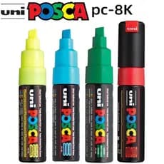 Conjunto De Cores De Marcadores Uni Posca PC-8K À Prova D'água E Em Camadas Após Secagem Kit De Canetas De Desenho De Gr