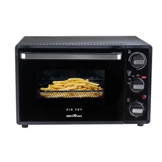 Forno Elétrico Air Fryer Britânia  Preto Esmaltado 25L 220V