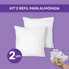 Enchimento Allmofadas Tecido Micro Percal 200 Fios Volumosa Lavável em Máquina