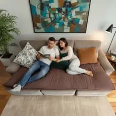 Pillow Top Protetor Sofá Retrátil e Reclinável Flat 10cm Altura Dupla face Lavável em Máquina