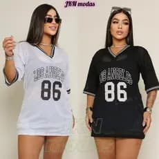 CAMISETÃO oversized  femenino ARRASTÃO  moda verão fitness moda gringa ,VESTIDO,CAMISETA