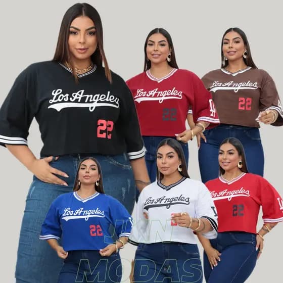 CROPPED Oversized Feminino 22 PLUS SIZE 100% Algodão Streetwear Camiseta Gringa Curve, casual, verão