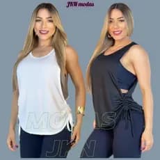 Regata  Feminina Dry Fit De Academia Puxar Tapa Bumbum Regata Longline