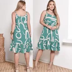 Vestido Feminino Alcinha Soltinho Tecido Viscolinho